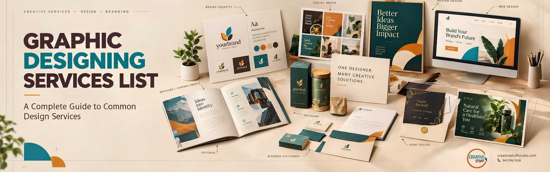 Graphic Designing Services List: A Complete Guide to Common Design Services